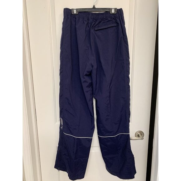 Nike Bauer Blue Hockey Warm Up Track Pants Pockets Lined Zipper Men’s Medium - Picture 1 of 8